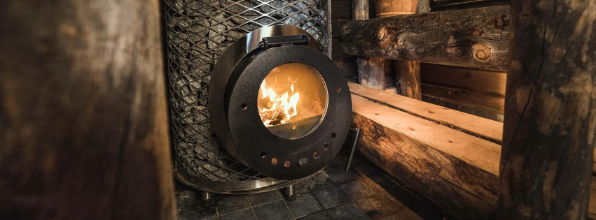 Wood-burning sauna stoves