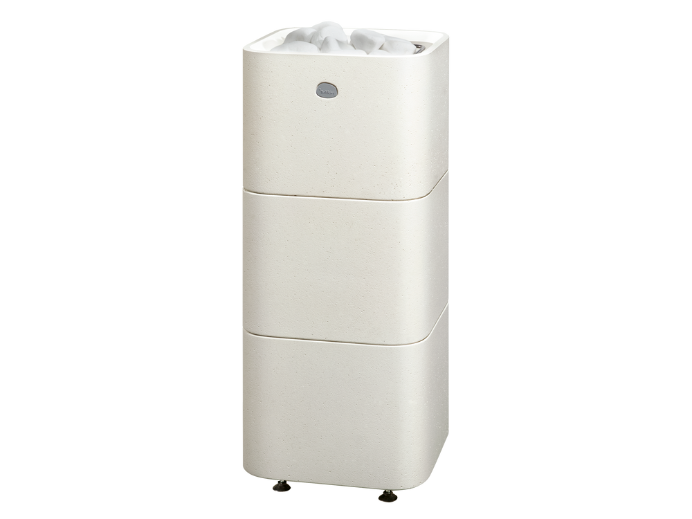 Square Standing Cast Stone Cladded Electric Sauna Heater Tulikivi Kuura 2