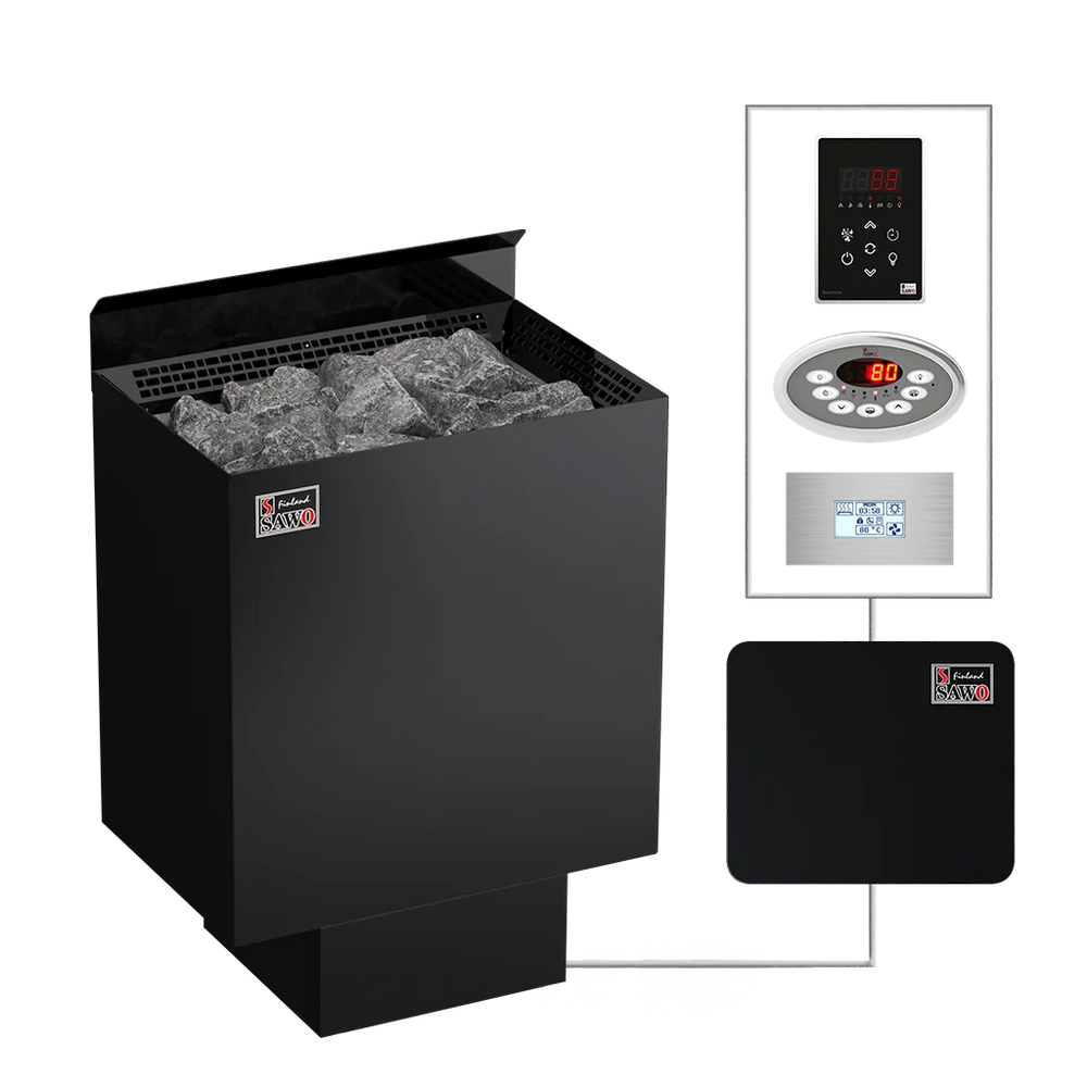 Electric Sauna Heater Nordex Black NS Sawo (4.5-9kW)