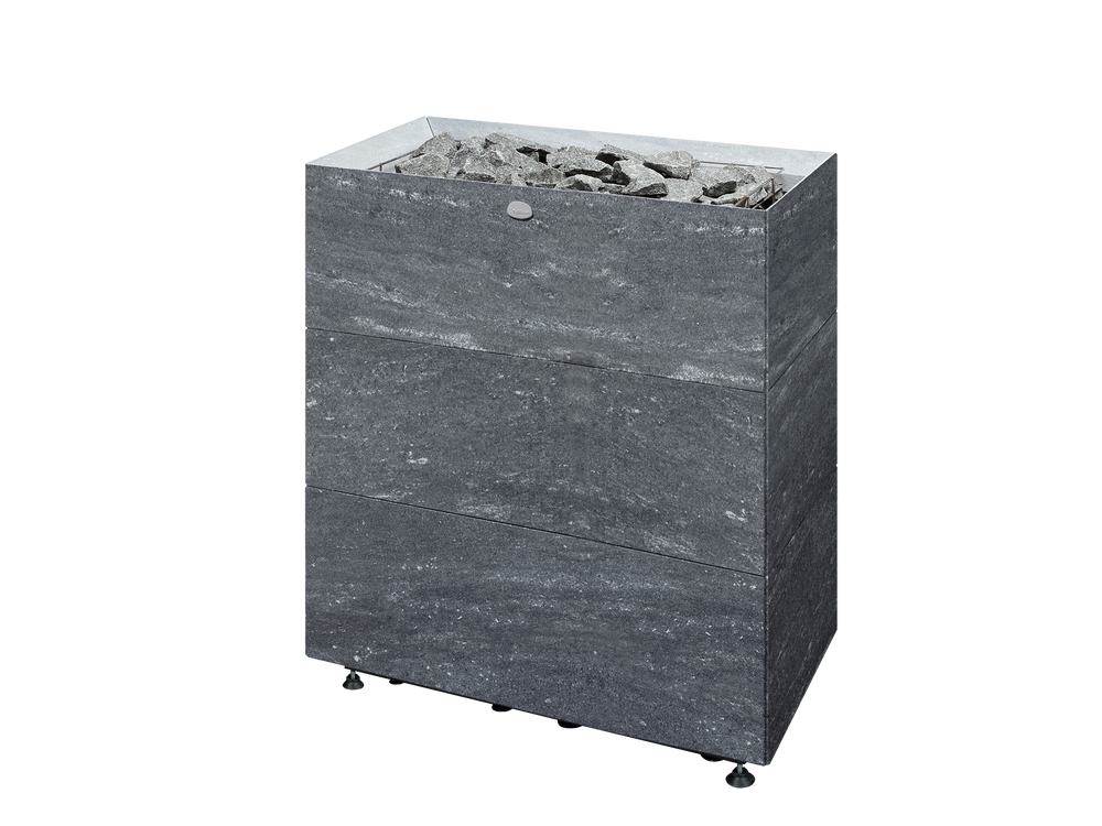 Square Nobile Soapstone Cladded Electric Sauna Heater Tulikivi Tuisku XL S3