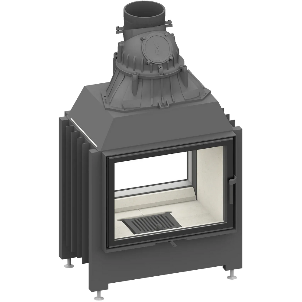 Fireplace heart Schmid Lina 67 s evo, hinged door