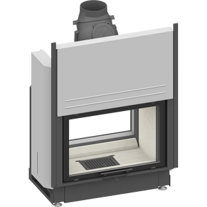 Fireplace heart Schmid Lina 73 h, lift/canal door