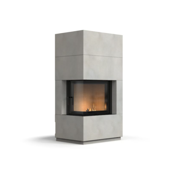 Semi-heating circulating air fireplace Camina S17