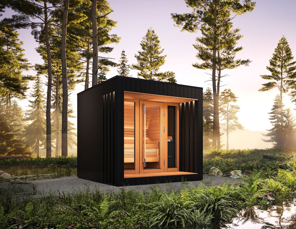 Outdoor Sauna Saunum AirCube Terrace