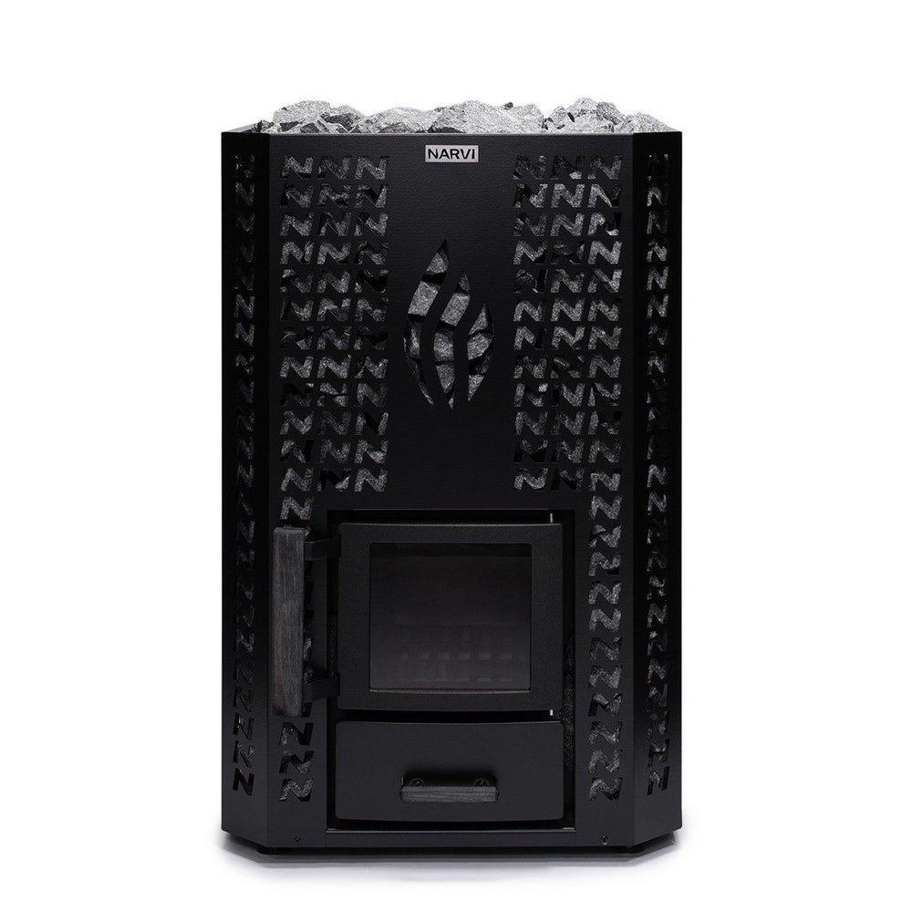 Wood stove Narvi NC 24 black by Gari Decor – Fireplace