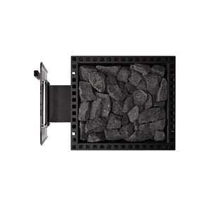 Narvi Kuru 14 Through Wall Wood Burning Sauna Heater on a white background