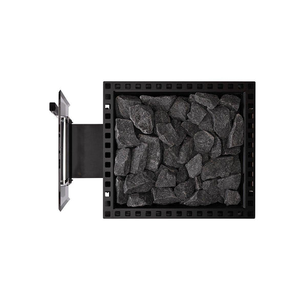 Narvi Kuru 14 Through Wall Wood Burning Sauna Heater on a white background