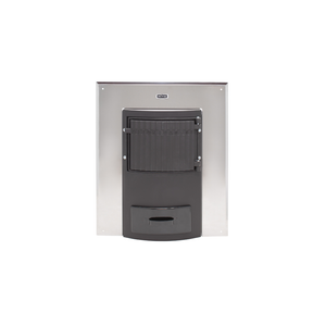 Narvi Through Wall Wood Burning Sauna Heater on a white background  