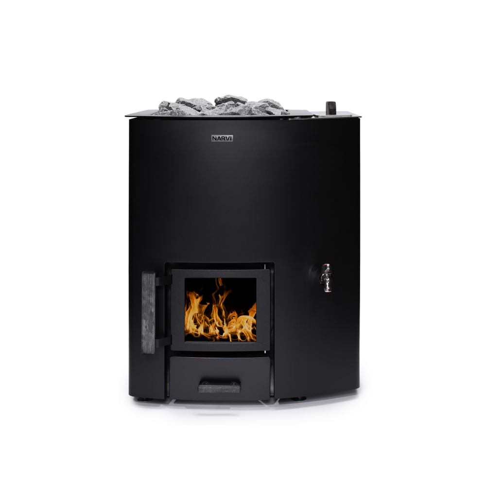 Narvi NC 20 WT Wood Burning Sauna Heater on a white background