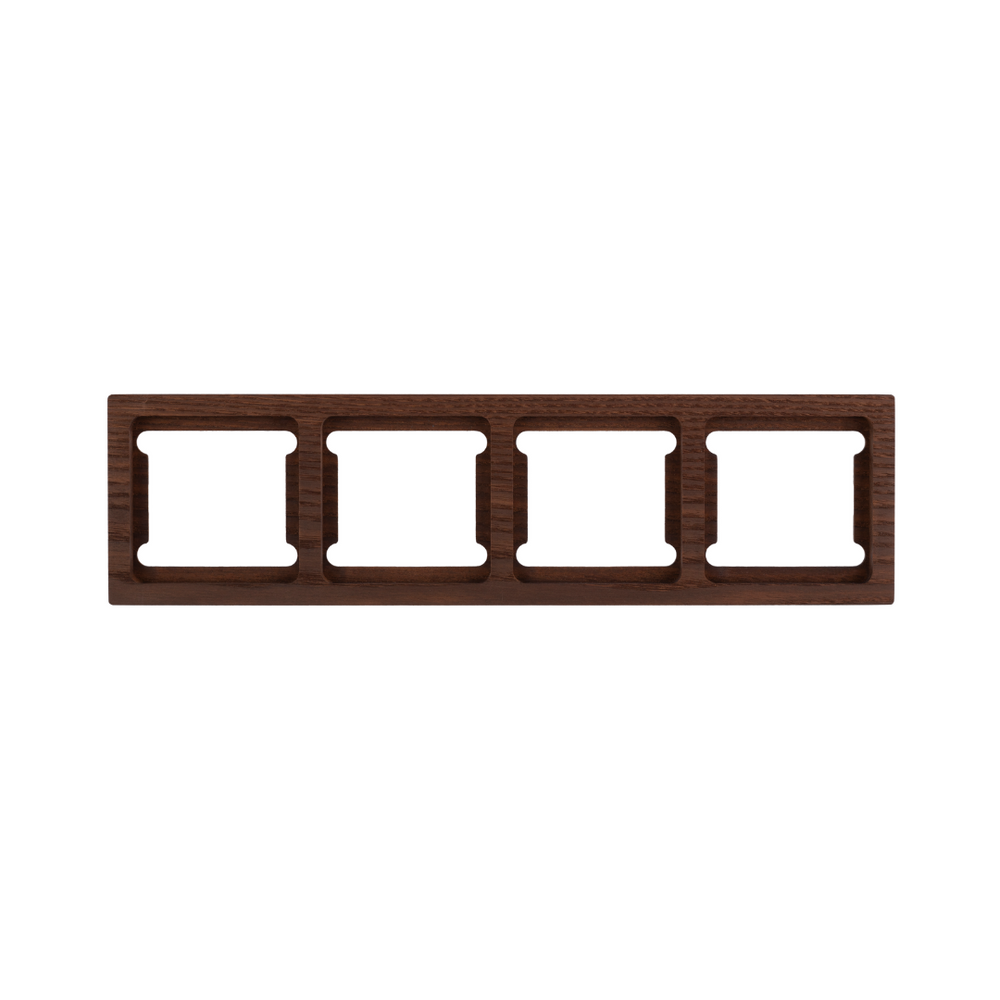 Wemel Wood Switch Frame – 4-gang