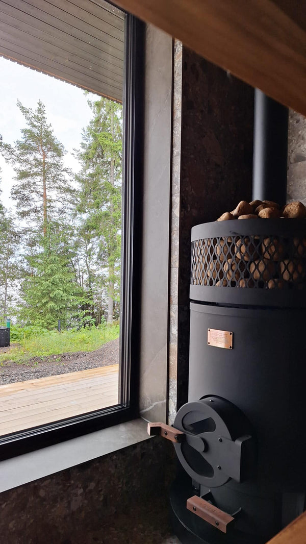 Wood Burning Sauna Heater JUUP Iivari – Punos (Plait)