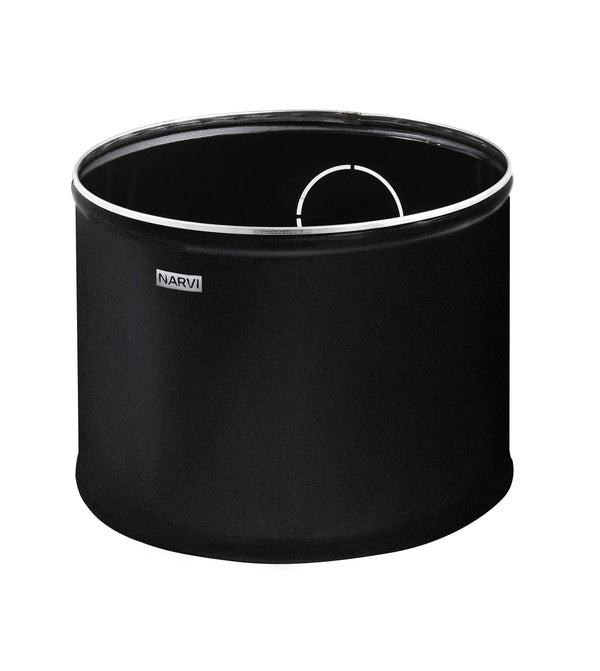 Black bucket with 'Narvi' branding on a white background