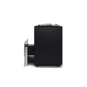 Narvi Kaamos 20 Through Wall Wood Burning Sauna Heater on a white background 