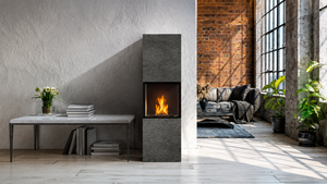Planika Rock Core Freestanding Bioethanol Fireplace