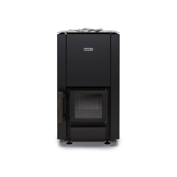 Narvi Kaamos Wood Burning Sauna Heater on a white background