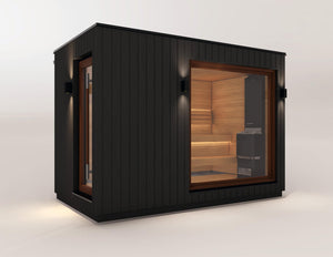 Saunum AirCube Double Outdoor Sauna