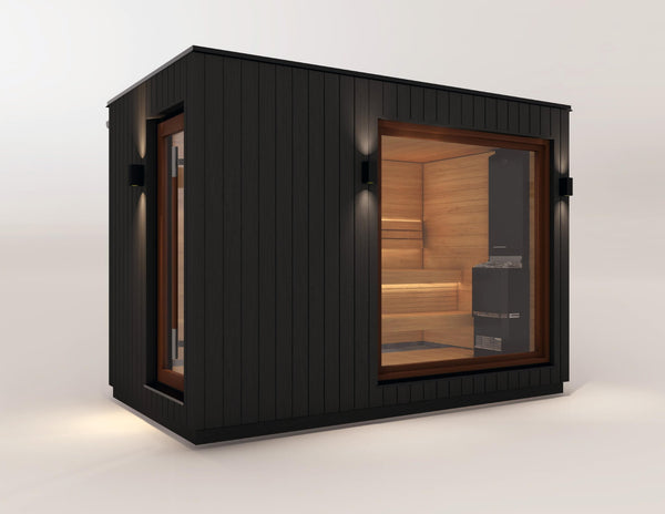 Saunum AirCube Double Outdoor Sauna