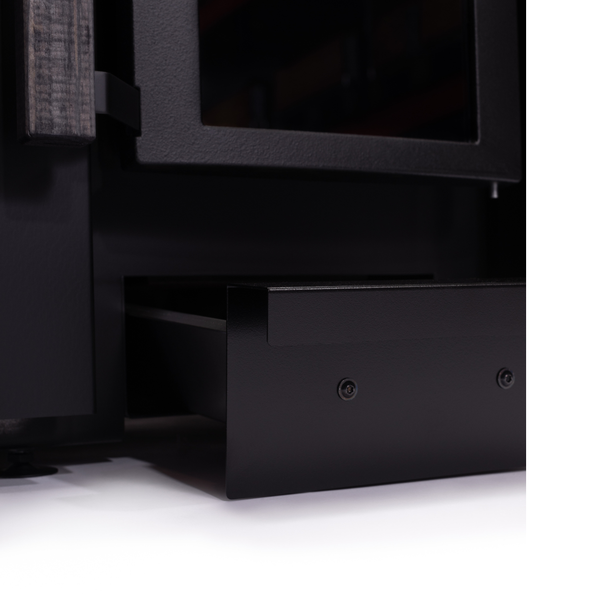 Narvi Black Wood Burning Sauna Heater on a white background