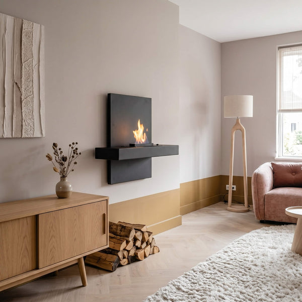 Xaralyn Vela bioethanol wall-mounted fireplace