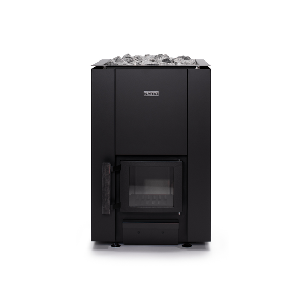 Narvi Kaamos Wood Burning Sauna Heater on a white background