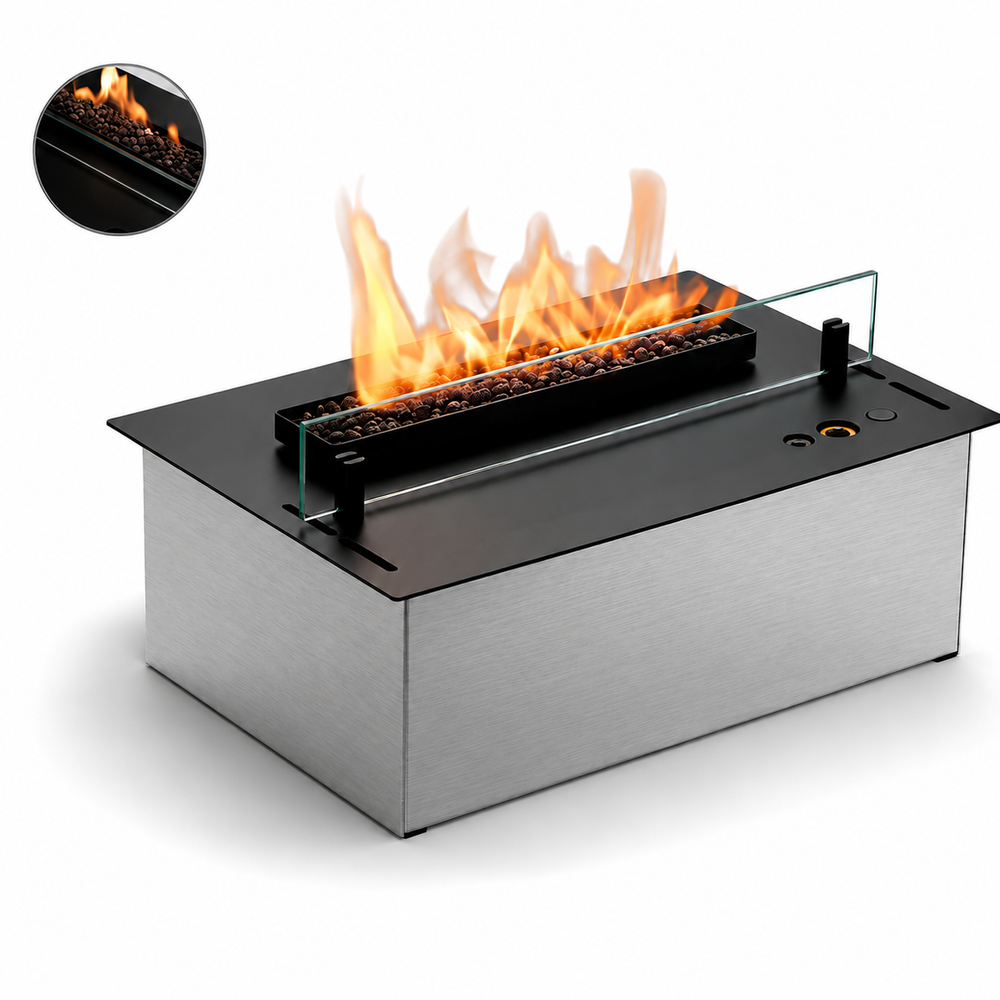 Planika Senso Burner | Automatic Bioethanol Fireplace | Remote