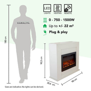 Electric Fireplace Xaralyn Adra