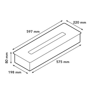 Xaralyn Bioethanol burner L - fireplace insert