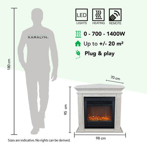 Electric Fireplace Xaralyn Cadiz Corner
