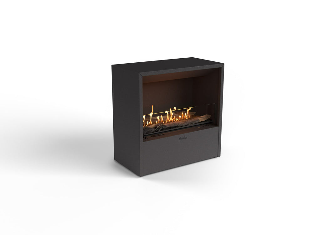 Terrace heater Planika Bino, black by Gari Decor – Fireplace