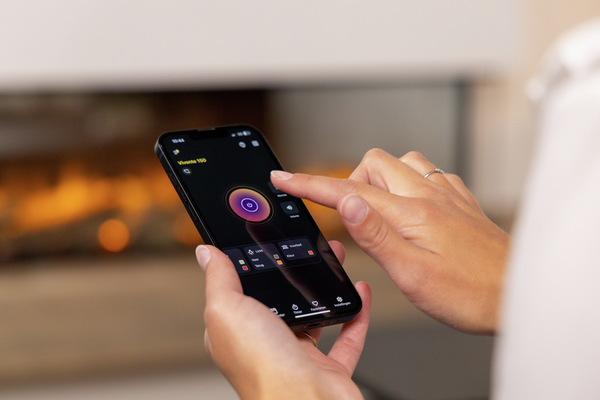 Dimplex mobile app from close