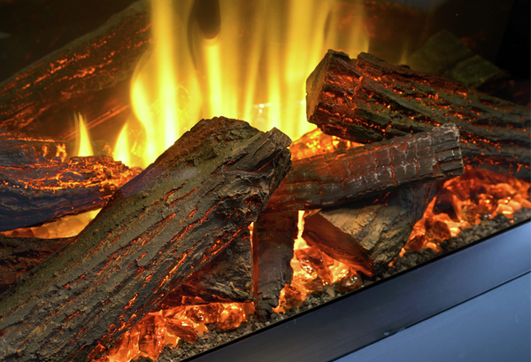 Dimplex Aspire flame from close