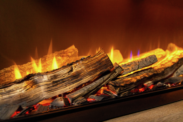 Dimplex Vivente Plus 150 Optiflame flame from close