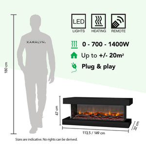 Electric Fireplace Xaralyn Disegno S