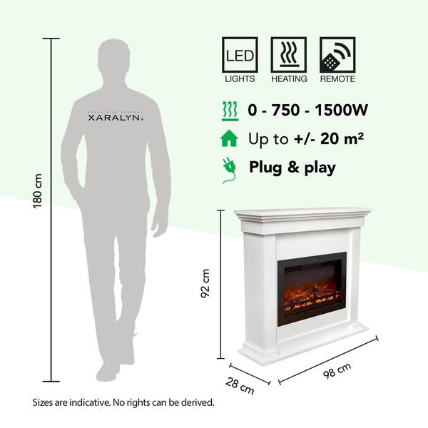 Electric Fireplace Xaralyn Flex