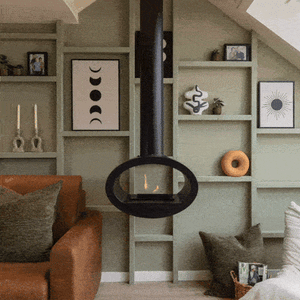 Xaralyn Floh hanging bioethanol fireplace