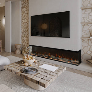 Electric Fireplace Xaralyn Fogo Amplo 180cm Built-In Cinewall