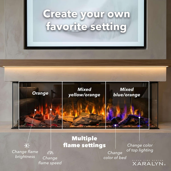 Electric fireplace Xaralyn Fogo Forest
