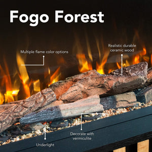 Electric fireplace Xaralyn Fogo Forest