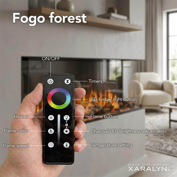 Electric fireplace Xaralyn Fogo Forest