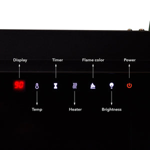 Electric Fireplace Xaralyn Fogo Amplo 180cm Built-In Cinewall
