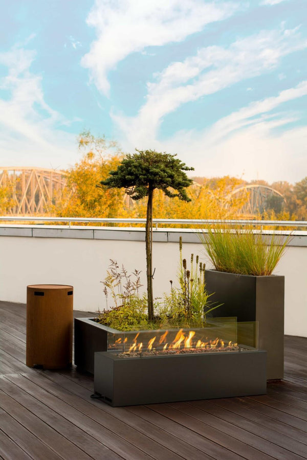 Planika Galio Black Manual – Freestanding Outdoor Gas Fireplace Firebox