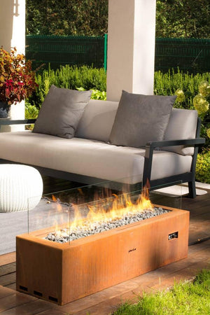 Planika Galio Corten Manual – Freestanding Outdoor Gas Fireplace Firebox