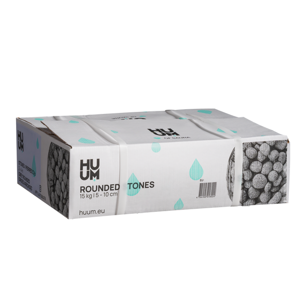 Round sauna stones for HUUM and other electric sauna heaters, 15kg