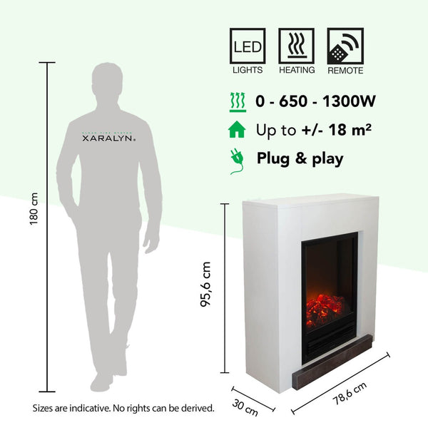 Electric Fireplace Xaralyn Hamar