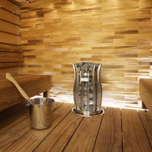 Electric sauna integration collar 