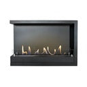 Xaralyn Built-in unit XL bioethanol corner fireplace - built-in fireplace