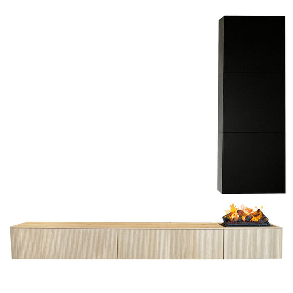 Electric Fireplace Xaralyn Jörne Full TV stand
