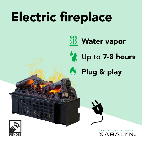 Electric Fireplace Xaralyn Jörne Full TV stand