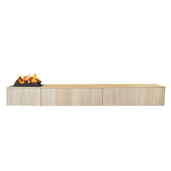 Electric Fireplace Xaralyn Jörne Long Water Vapor TV Cabinet
