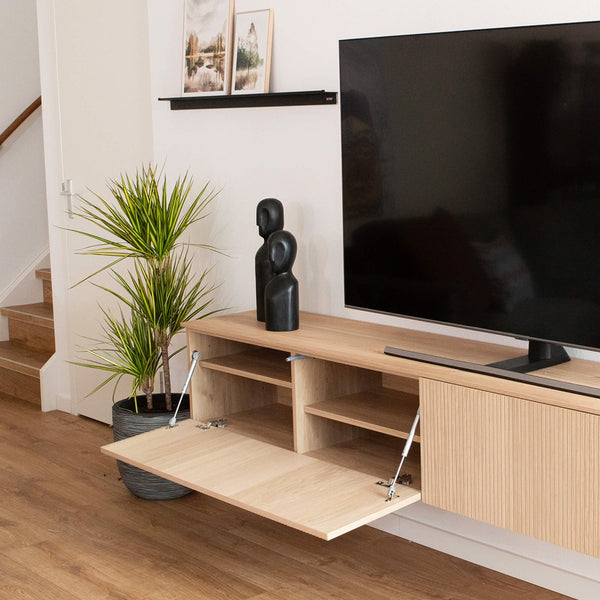 Electric Fireplace Xaralyn Jörne Long Water Vapor TV Cabinet